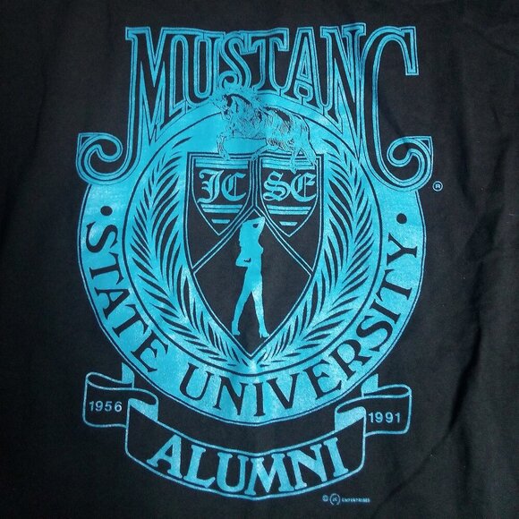 Vintage Mustang State University Alumni T-Shirt - Picture 1 of 7